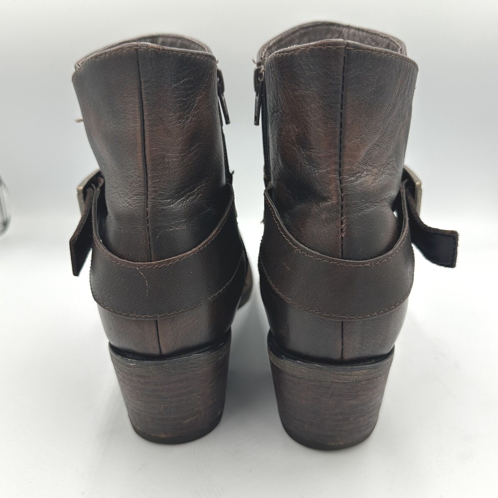 Durango Womens Philly RD0464 6" Shorty Brown Leather Western Boots 9.5M Harness - Picture 9 of 12